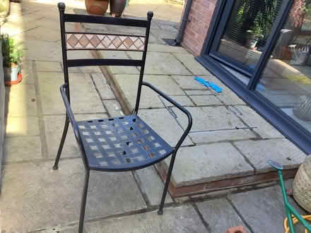 Photo of free Metal mosaic garden table + chairs (Whitchurch, Bristol) #3