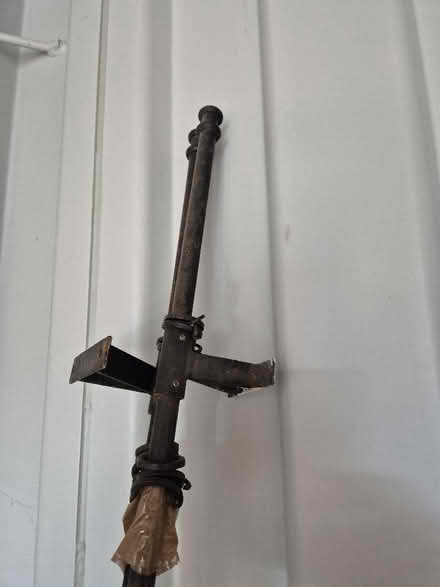 Photo of free Two Metal Curtain Poles with Fixings (Halford SY7) #2