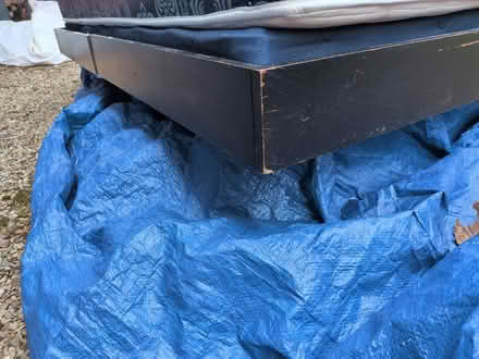 Photo of free Queen wooden platform bed (Ayer - Sandy Pond) #1