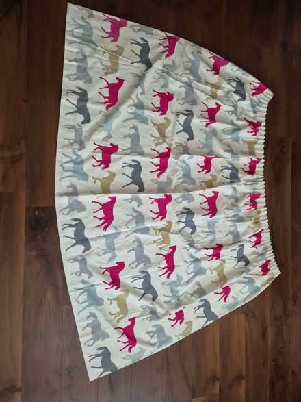 Photo of free Pair Lined Curtains Pony Pattern (Benhall GL51) #2