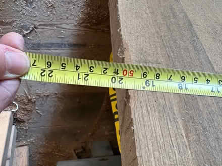 Photo of free Wooden kitchen work surface pieces (Gardeners Green RG40) #3