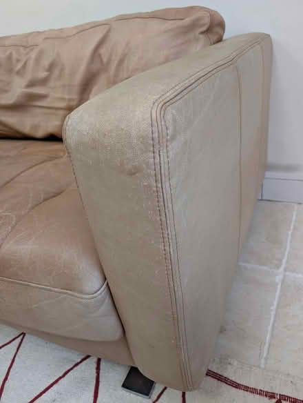 Photo of free leather 3 seater sofa 225x95 (Alexandria) #3