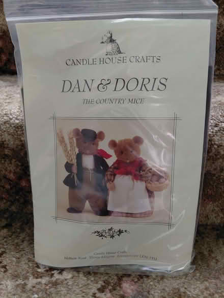 Photo of free Dan & Doris mouse kit to sew (Stroud GL5) #1