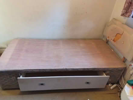 Photo of free Single bed divan with a drawer (Hungerford Rd N7) #1