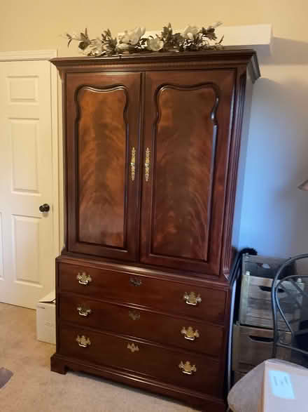 Photo of free Tall beautiful wood armoire (Near Suttermill Elementary) #1