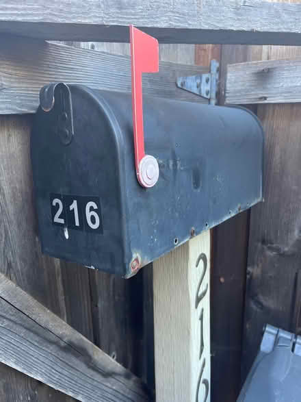 Photo of free Mailbox on post (Aptos - Trout Gulch) #3