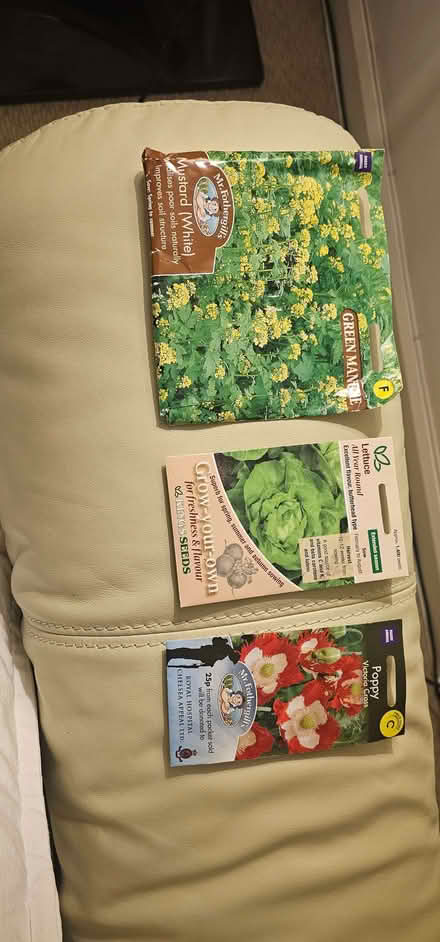 Photo of free Seeds: Mustard; Lettuce and Poppy (Beswick M11) #1