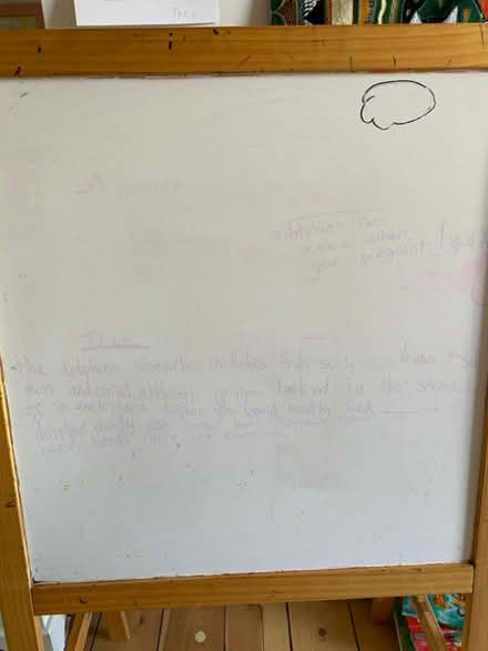 Photo of free IKEA white and black board (Ladywell) #2