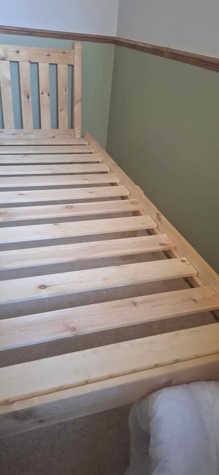 Photo of free Wooden double bed frame (Central Lancaster LA1) #2