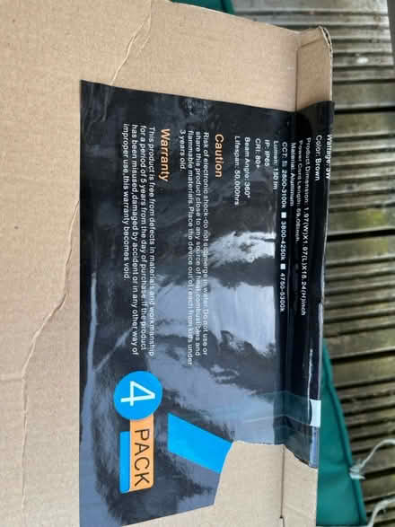 Photo of free Outdoor lights brand new, wired (St James’s Square, Bath) #3