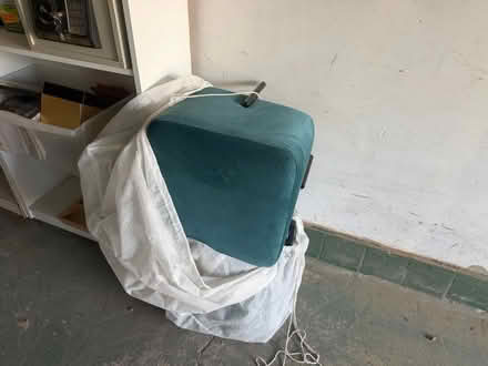Photo of free Teal pouffes/footstools - MADE (B90 1ql) #1