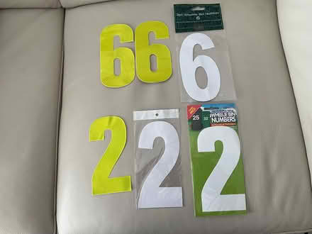 Photo of free Wheelie bin numbers (Brockworth) #1