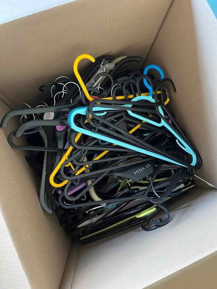 Photo of free Assortment of plastic hangers (Church RG6) #1