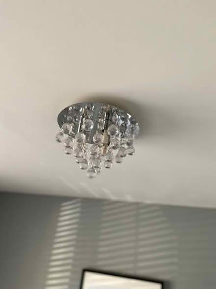 Photo of free Chrome / crystal type ceiling light (Gloucester GL2) #2
