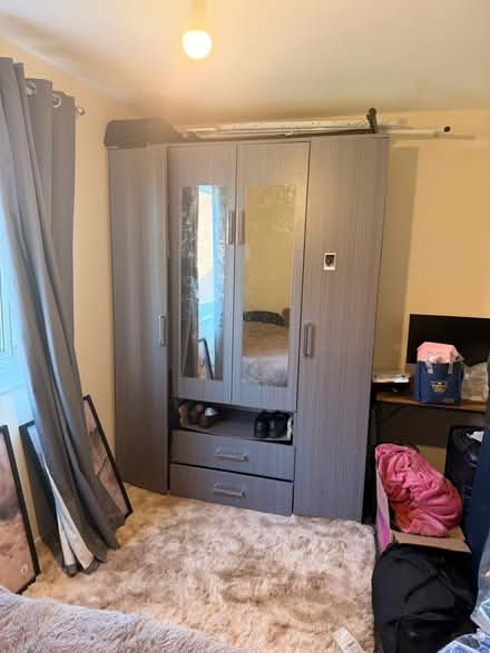 Photo of free Grey wardrobe (Hockley B18) #1
