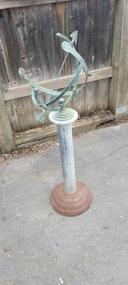 Photo of free Sundial backyard decor (Streetsville area) #1