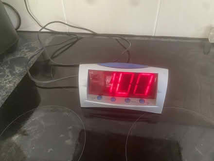 Photo of free Mains bedside large LED alarm clock (Batheaston) #2
