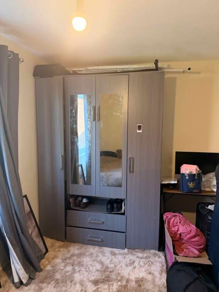 Photo of free Grey wardrobe (Hockley B18) #2