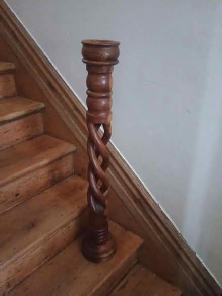 Photo of free Wooden candlestick (Devon Park) #1
