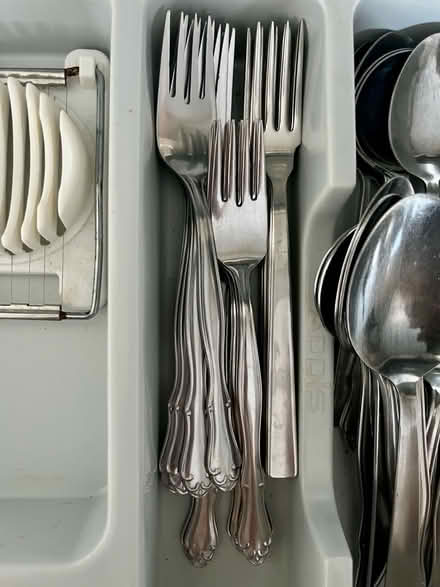 Photo of free Mixed cutlery with drawer organiser (Waterlooville PO7) #2