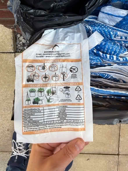 Photo of free 6x tonne bulk bag (Moston M40) #2