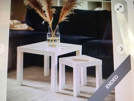 Photo of free Small Ikea square White Side Table (Liverpool L6) #3
