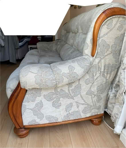 Photo of free Sofa - pink and grey pastel colors (L26) #3