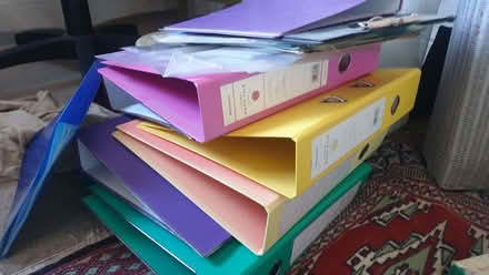 Photo of free Folders & Plastic sleeves (Hove Green BN3) #1