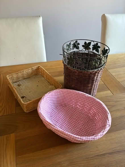 Photo of free Wicker Baskets/Bin (Braintree CM7) #1