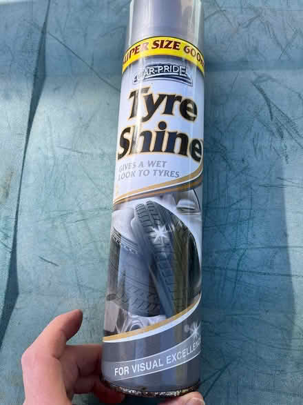 Photo of free Tyre shine tin (Cm12 9pp) #2
