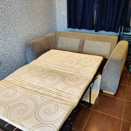 Photo of free Old grey Sofa bed, in good condition (IP3) #1