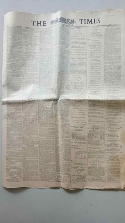 Photo of free Times Newspaper 21 Sep 1956 (Hereford HR1) #1