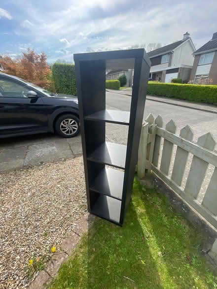 Photo of free IKE brown 4 shelf storage unit (Killiney Co Dublin) #1