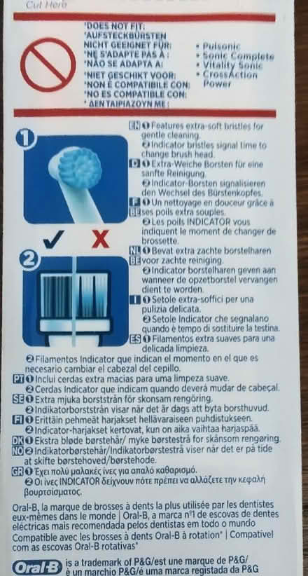 Photo of free BRAUN - Oral-b Rotating Toothbrush Heads - New (Franche DY11) #2