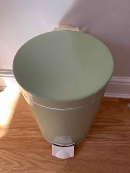 Photo of free Sage green small kitchen pedal bin (Chiswick) #2