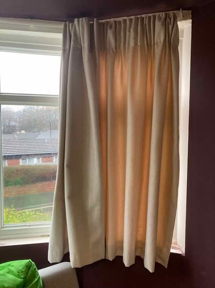 Photo of free Cream curtains (Sheffield S8 off Gleadless rd) #1