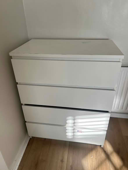Photo of free White chest of drawers (Chistlehurst) #1