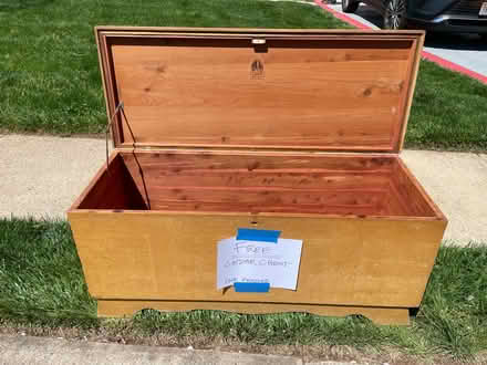 Photo of free Cedar Chest (West Ox and Monterey Estates) #1