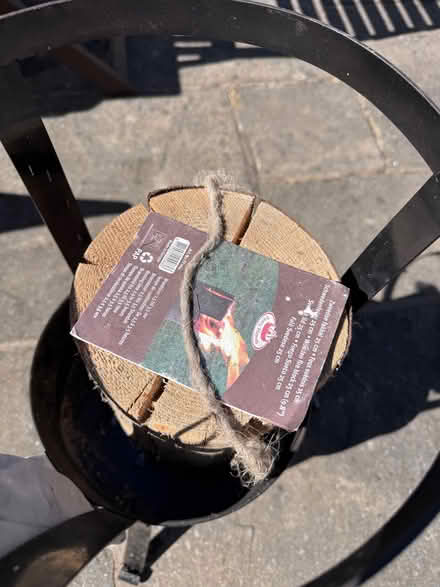 Photo of free Swedish Torch (log) and support with marshmallow forks (Bernards Heath AL1) #2