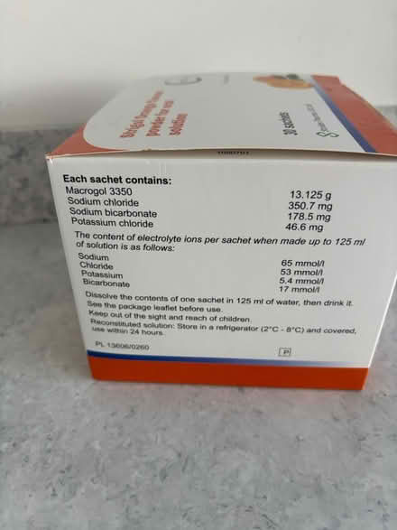 Photo of free Macrogol Powder Sachets (Goring-by-Sea BN12) #2