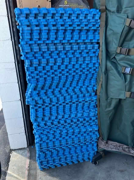 Photo of free Stack of Used 18” x 18” Foam Tiles (Campbell Storage) #2