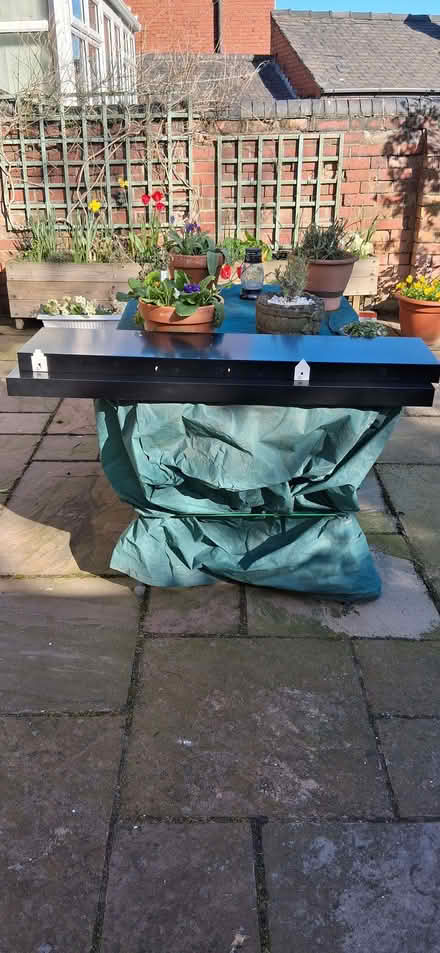 Photo of free 2 Black LACK Shelves (Wales S26) #1