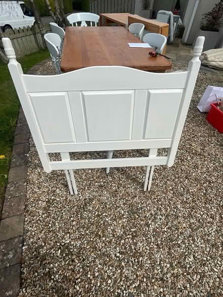Photo of free White single headboard (Killiney Co Dublin) #1