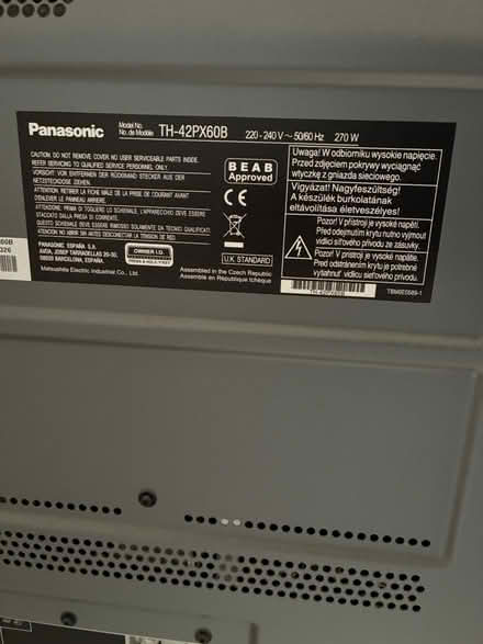 Photo of free 42” Panasonic Viera flatscreen TV (Leigh-on-Sea SS9) #4