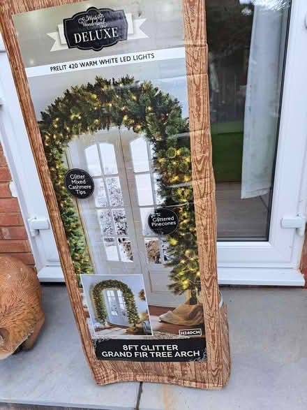 Photo of free 8ft glitter fir tree arch (Lichfield) #1