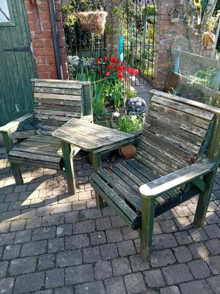 Photo of free Wooden garden chairs (Clifton CA10) #1