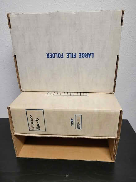 Photo of free magazine file boxes (FC near RMHS) #2