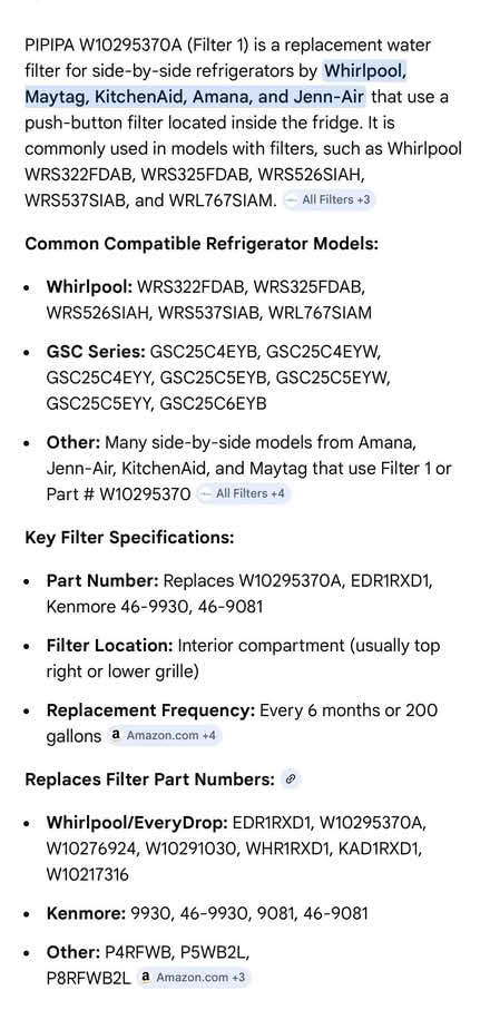 Photo of free Refrigerator Water Filters (Avalon NJ) #2