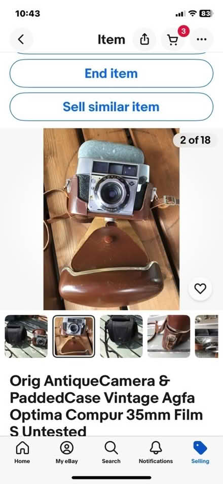 Photo of free AntiqueVtg Orig Agfa OptimaCompur 35mm (Northfield B31) #2