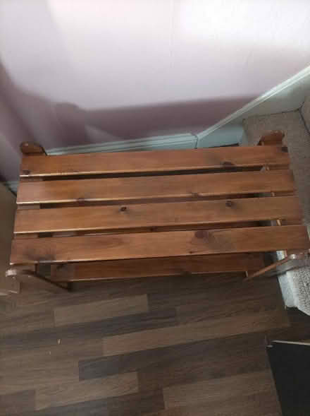 Photo of free Wooden pine table (Letchworth SG6) #2